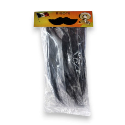 Bigote mostacho postizo paquete de 12