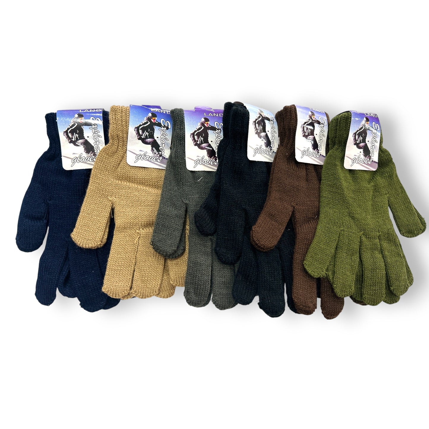 Guante de acrilán liso varios colores Caballero Magic