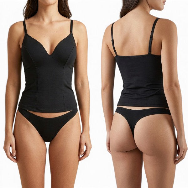 Set camiseta con copas y tanga #5420 dama Carnival