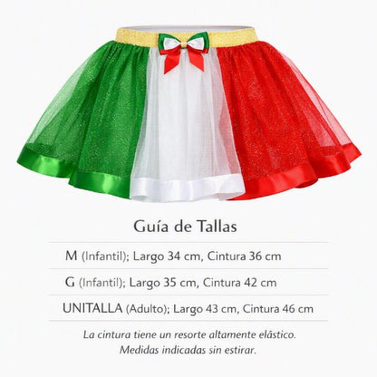 Tutu tricolor varias tallas