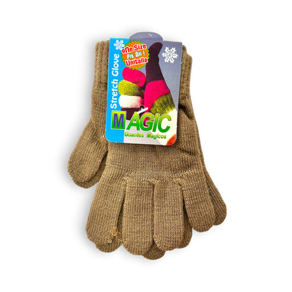 Guante de acrilán liso varios colores infantil unisex Magic