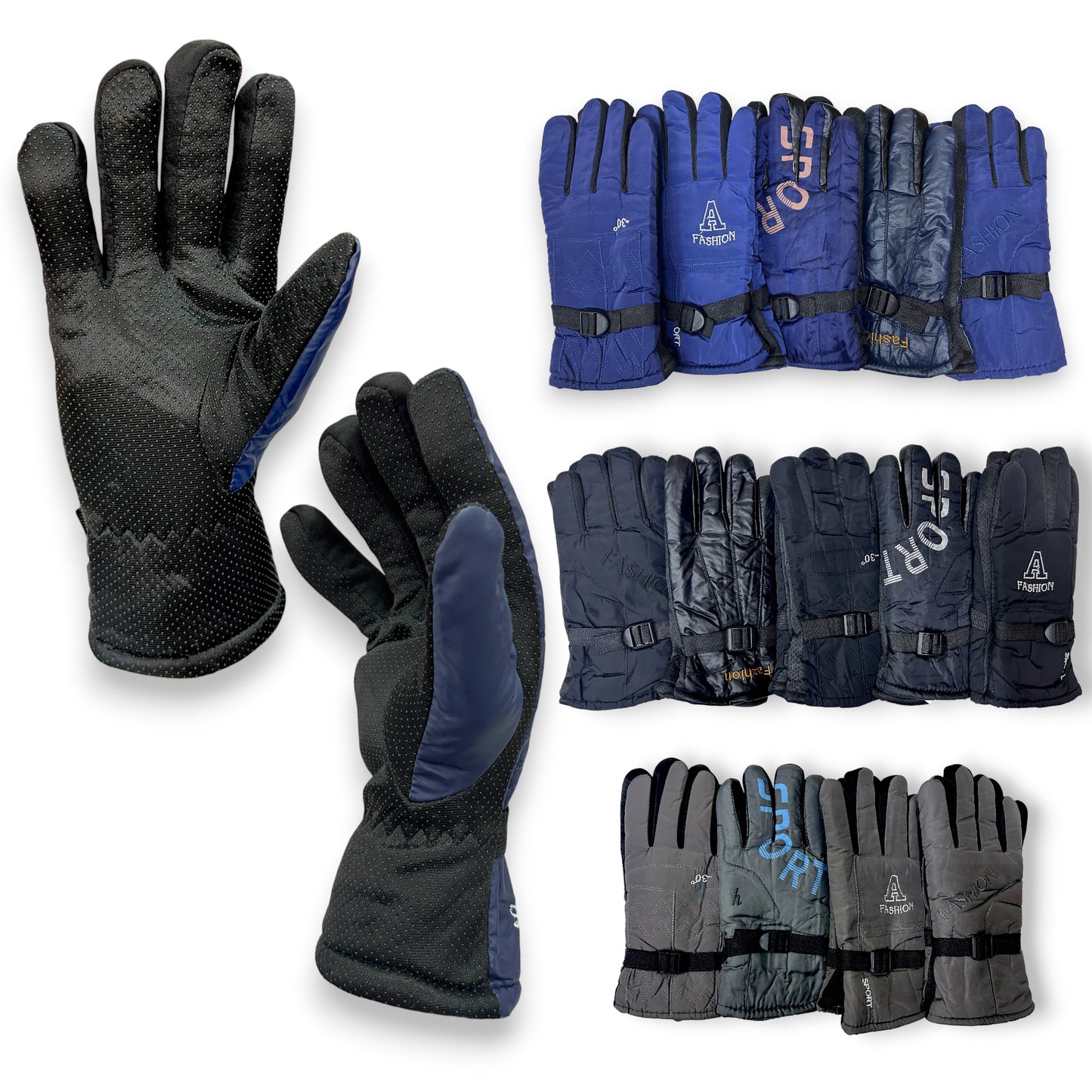 Guante térmico con felpa varios colores y modelos Caballero