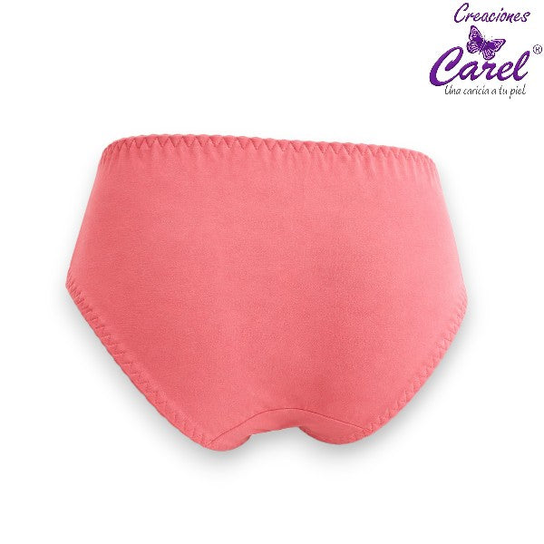 Pantaleta corte francés lisa surtida M/G Carel paquete de 12