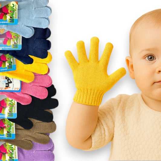 Guante de acrilán liso varios colores bebé Magic