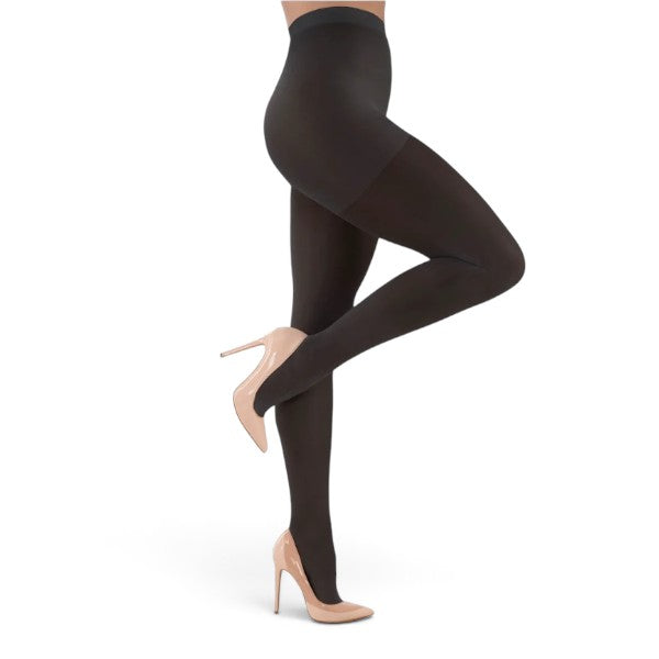 Pantimedia lisa de likra nylon dama #500 Orquidea