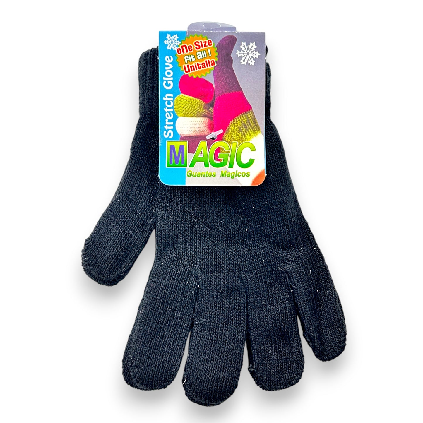 Guante de acrilán liso varios colores infantil unisex Magic