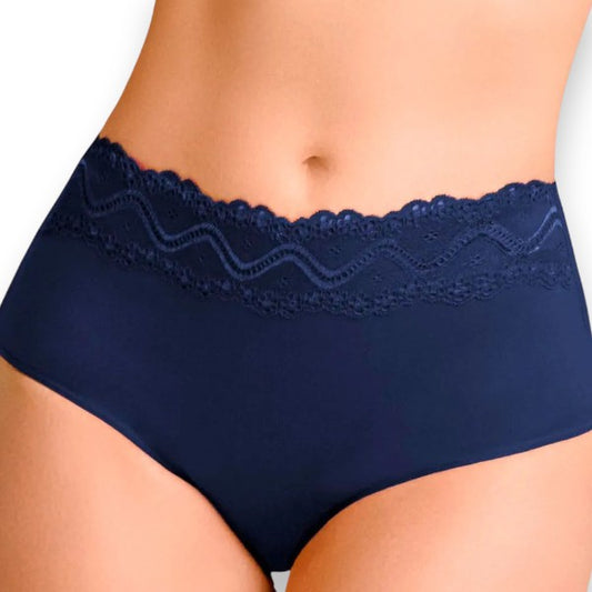 Pantaleta completa de microfibra y encaje dama #72-029 Berlei