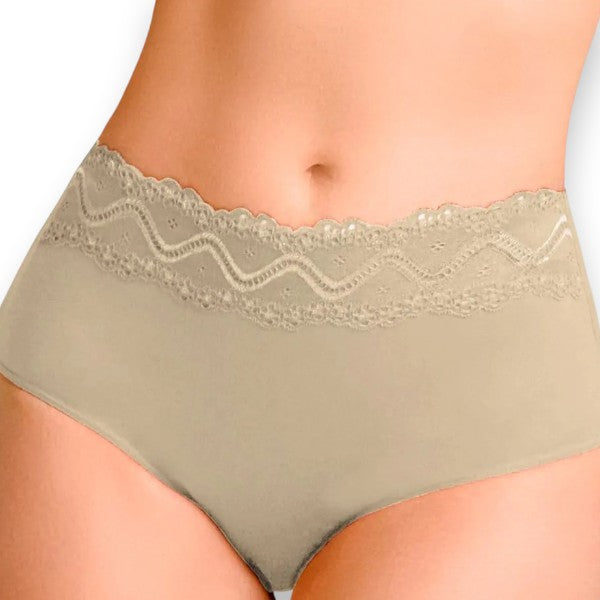 Pantaleta completa de microfibra y encaje dama #72-029 Berlei