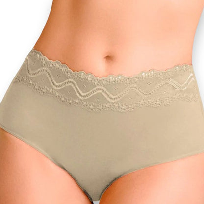 Pantaleta completa de microfibra y encaje dama #72-029 Berlei