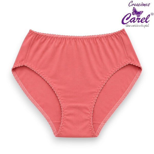 Pantaleta corte francés lisa surtida M/G Carel paquete de 12