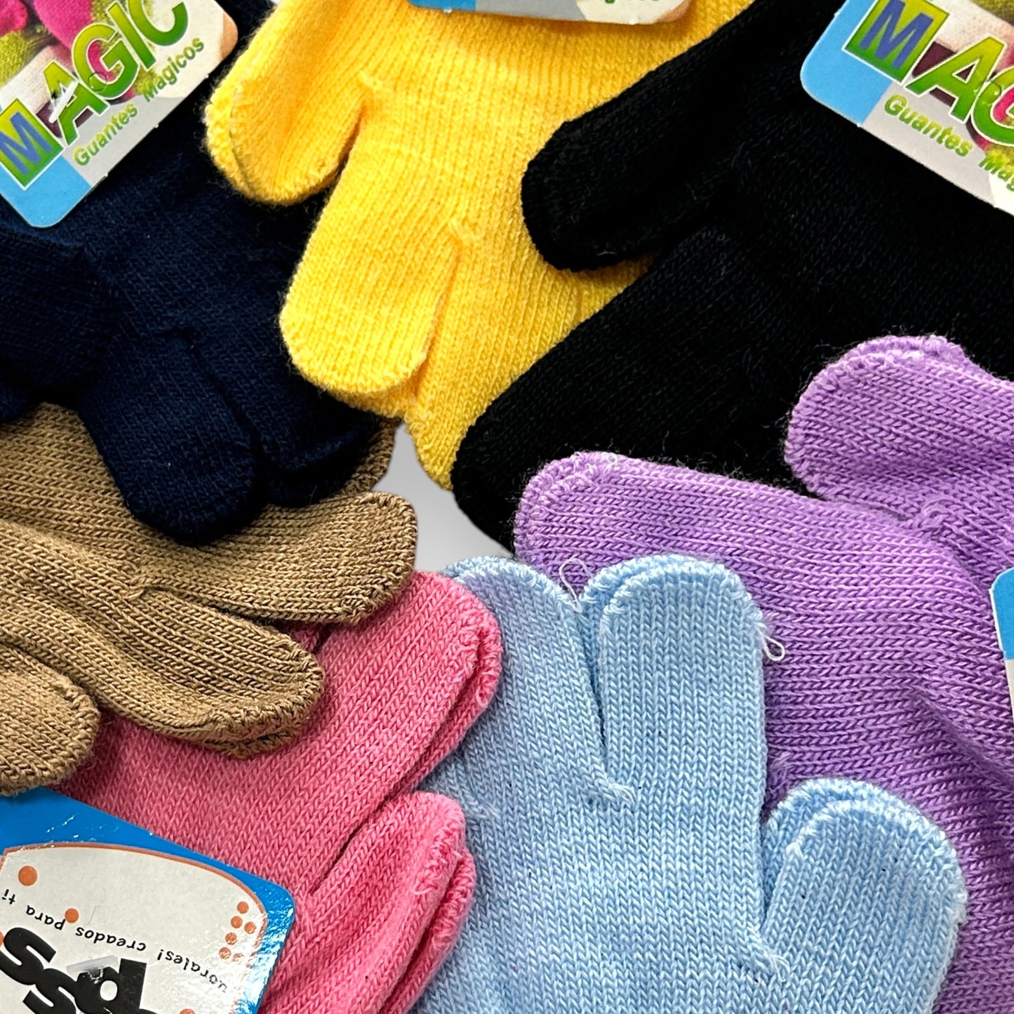 Guante de acrilán liso varios colores bebé Magic