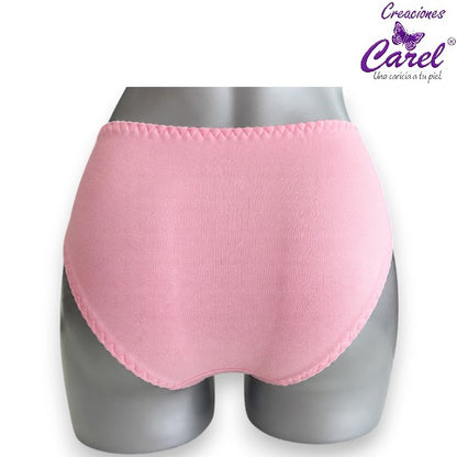 Pantaleta corte francés encaje enfrente surtida M/G Carel paquete de 12