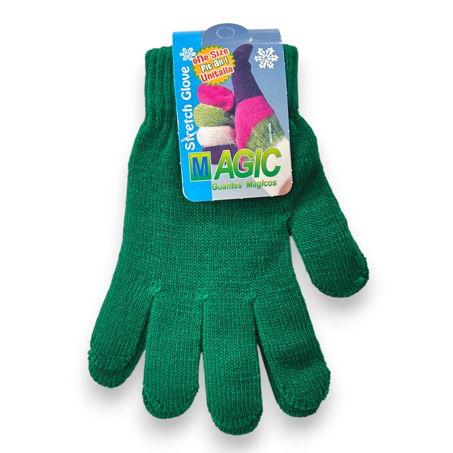 Guante de acrilán liso varios colores infantil unisex Magic