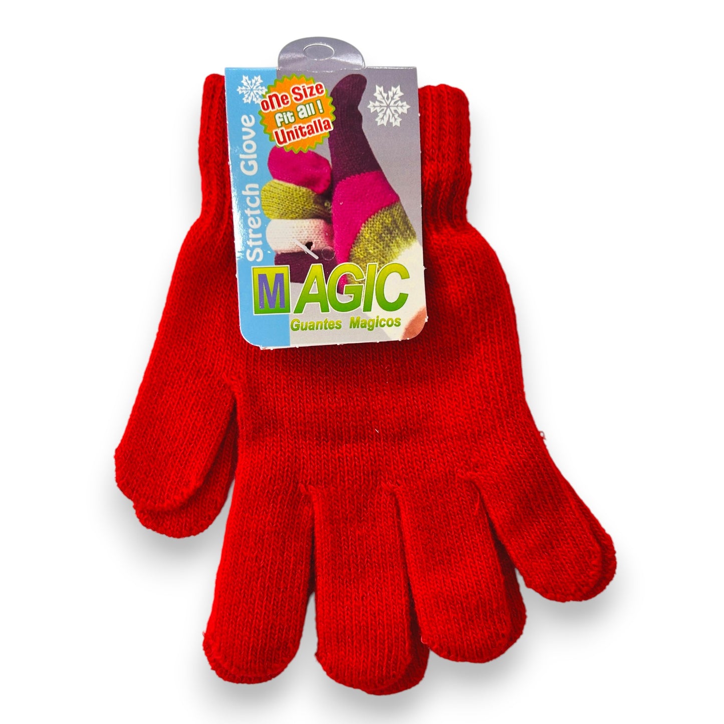 Guante de acrilán liso varios colores infantil unisex Magic