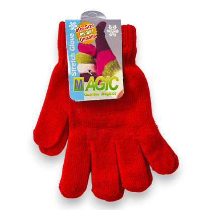 Guante de acrilán liso varios colores infantil unisex Magic
