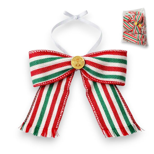 Moño corbatin economico tricolor varios colores unitalla paquete de 12