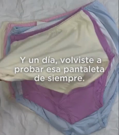 Pantaleta completa 100% algodón surtida #100-101 dama Divina paquete de 6