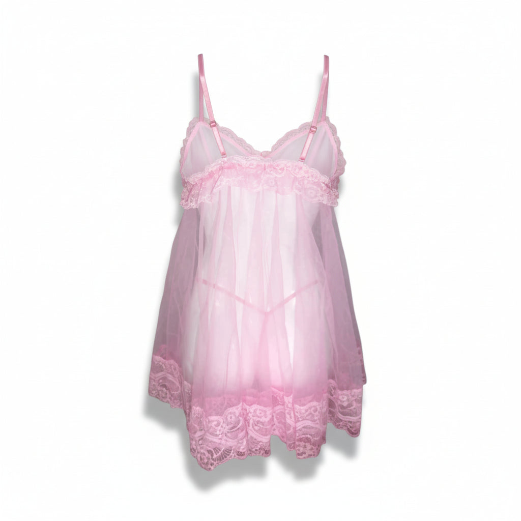 Baby doll con encaje unitalla Dama Mod. Princesa