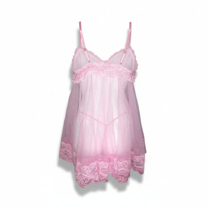 Baby doll con encaje unitalla Dama Mod. Princesa