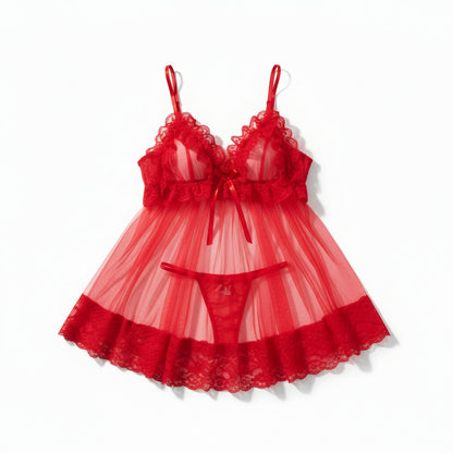 Baby doll con encaje unitalla Dama Mod. Princesa