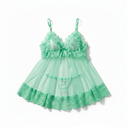 Baby doll con encaje unitalla Dama Mod. Princesa