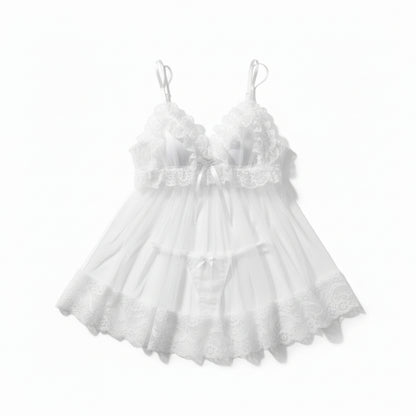 Baby doll con encaje unitalla Dama Mod. Princesa