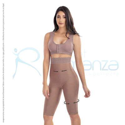 Faja colombiana strapless a la rodilla Mod. 2051