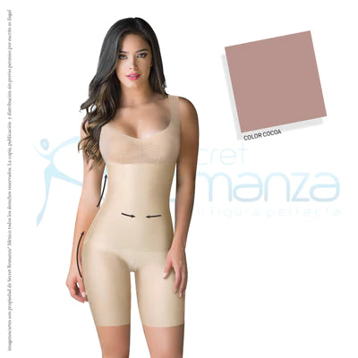 Faja colombiana short copas prehormadas postquirúrgico Mod. 2090