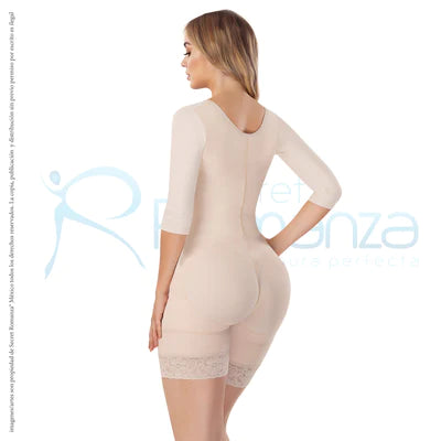 Faja colombiana short con mangas y copa prehormada Mod. 3215