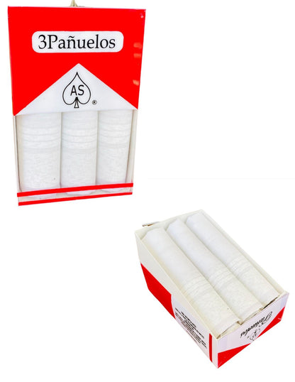 Pañuelo de poliéster paquete de 3 #245 caballero
